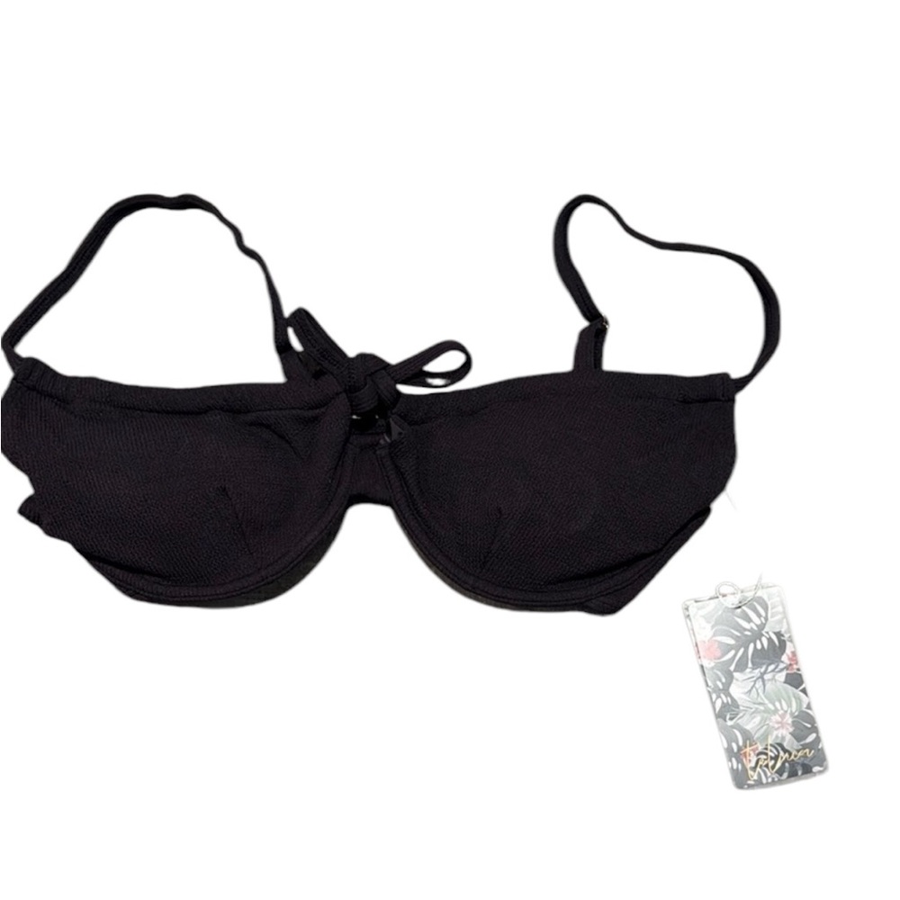 48. Toluca Swim Black Bikini Top